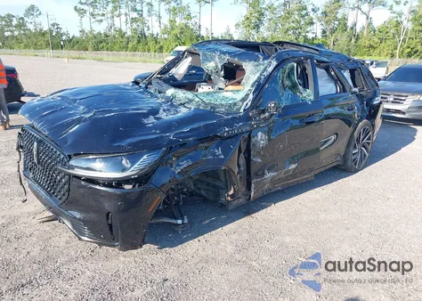 2025 Lincoln Aviator Black Label из США, поврежденный, VIN 5LM5J9XC9SGL25630